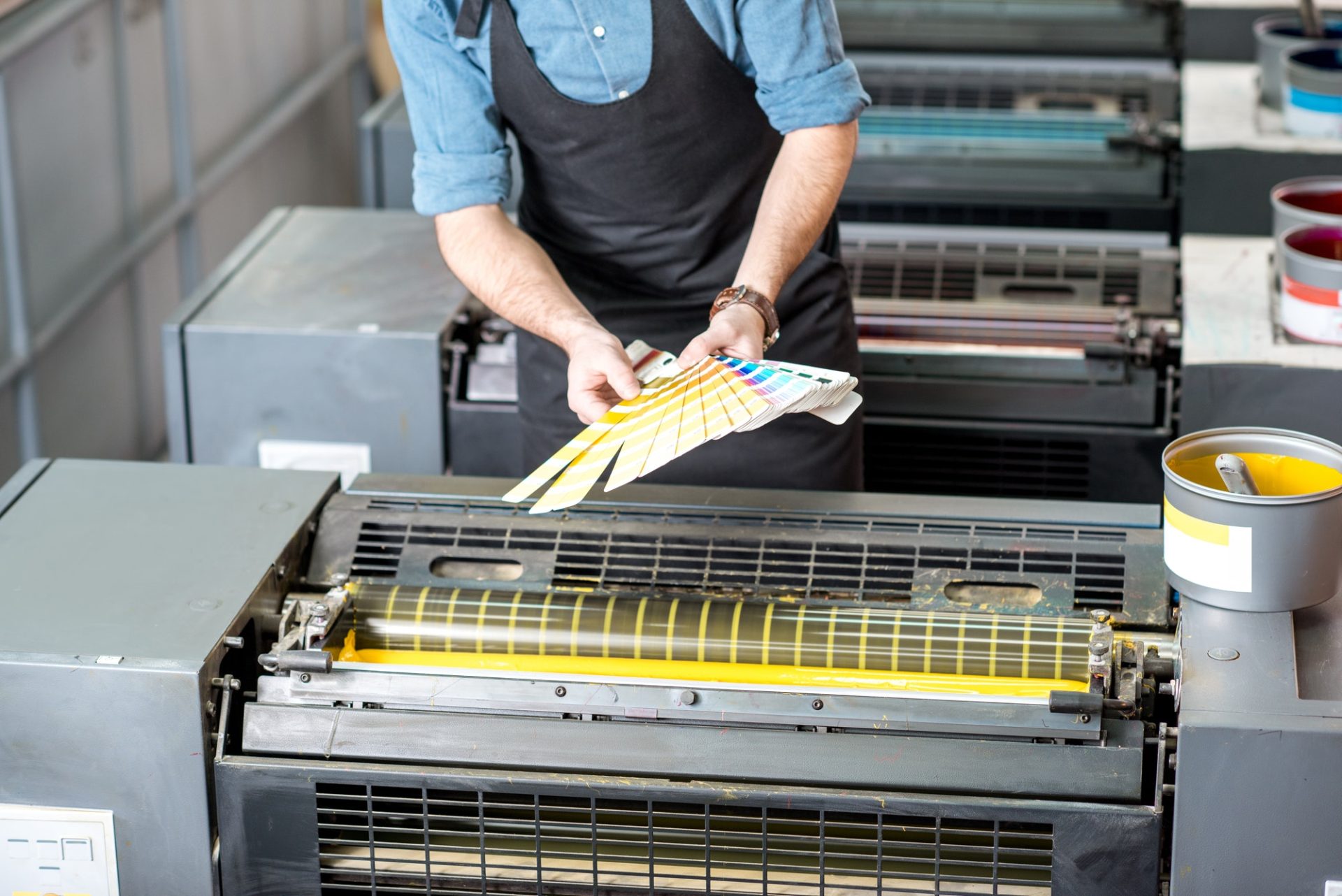 Choosing color at the printing manufacturing